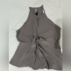 Forever 21 blue grey Sleeveless Blouse